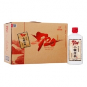 京东超市小糊涂仙 20周年 720畅饮版（裸瓶装）浓香型白酒 52度 500ml*6瓶 整箱装