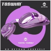 TOSWIM 拓胜 TS41300153 成人款高清防水防雾泳镜
