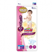 GOO.N 大王 棉花糖系列 婴儿纸尿裤 XL42片 *4件 324.8元包邮包税（合81.2元/件）