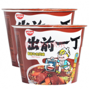Nissin DIGITAL 日清 出前一丁 酱香牛肉风味 碗面 107g*2碗