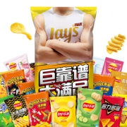 Lay's 乐事 薯片 巨无霸吃货肩扛大礼包 1kg *3件