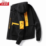 PLUS会员：北极绒 JK899 男士连帽工装夹克