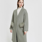 100%羊毛！ME&CITY 539980 女装毛呢大衣 239.9元