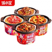 三妹福利车：饭小宝 自热米饭 4桶装 豆豉牛肉+绝味双拼+十三香鸭鸭+香辣虾仁