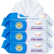 小编自用：80抽×3包x3件 FIVERAMS 五羊 婴儿湿巾