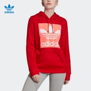 adidas 阿迪达斯 三叶草 TREFOIL HOODIE EH4190 女装套头衫 低至137.19元（需用券）