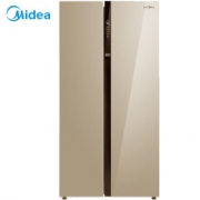 PLUS会员：Midea 美的 BCD-521WKM(E)  风冷无霜 对开门冰箱 521L