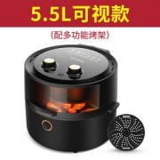 九阳旗舰级 高颜值可视空气炸锅 5.5L大容量