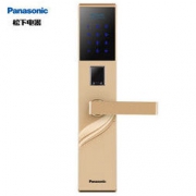 9日0点： Panasonic 松下 V-M781CJ 智能指纹锁 香槟金（右开）
