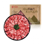 PLUS会员、限地区：祁连牧歌 国产谷饲肥牛卷 500g/袋 *3件
