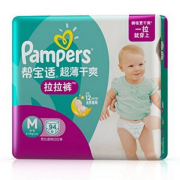 88VIP：Pampers 帮宝适 超薄干爽系列 婴儿拉拉裤 M号 94片 *2件 152.38元包邮（需用券，合76.19元/件）