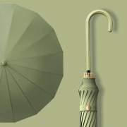 仕凯丹 简约长柄雨伞 纯色系