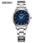 京东PLUS会员： SEIKO 精工 SXDG99P1 钢带蓝盘石英女表
