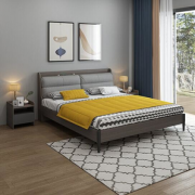 29日0点！AHOME A家家具 WJ1002 北欧双人高箱储物床 1.5*2m