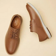 值哭！20年春款、素面牛皮：Clarks 男士 Draper Lace 牛津鞋