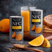 颜值 100%NFC 鲜果冷压榨 无糖橙汁/果蔬汁 195ml*6瓶 一滴水都不加