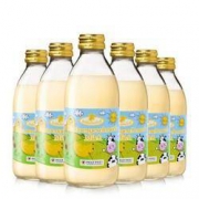 德质 德国原装进口香蕉口味脱脂牛奶 240ml*6瓶