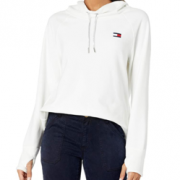 Tommy Hilfiger 女士长袖 连帽 抓绒卫衣