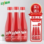 新款上市 日加满 高钙 欧李气泡型果汁饮料 250mlx6瓶