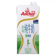 88VIP：Anchor安佳 脱脂纯牛奶 1L/盒 *8件