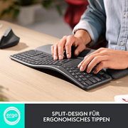 1倍差价：Logitech 罗技 人体工学无线蓝牙键盘 K860