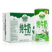 9日0点： Arla 爱氏晨曦 全脂纯牛奶 200ml*24盒 *3件