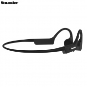 Sounder 声德 X3 骨传导蓝牙耳机 时尚黑 入耳式