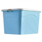 简丽欧 塑料收纳箱衣物储物箱  30L