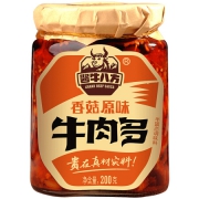 吉香居 酱牛八方牛肉酱 香菇原味牛肉多 200g *17件