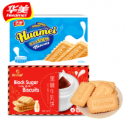 百亿补贴！华美 黑糖牛乳饼干 整箱1020g