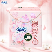 Sofy 苏菲 裸感S贵族系列日用卫生巾 25cm*12片 *7件
