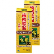 针对牙龈问题 KOBAYASHI 小林制药 生叶EX增强版中药牙膏 100gx2支