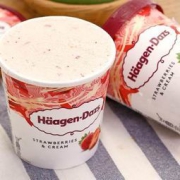 Haagen-Dazs 哈根达斯 草莓味冰淇淋 460ml*3杯