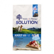 SOLUTION 耐吉斯 宠物狗粮 大型成犬粮 鸡肉三文鱼 11.8kg