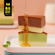 鱼羊日记 三明治蛋糕巧克力/抹茶味 400g整箱