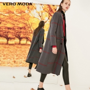 VERO MODA 318321501 格纹大衣外套*2件