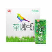 聚划算百亿补贴：光明 有机纯牛奶 200mL*12盒