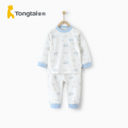 苏宁SUPER会员！ Tong Tai 童泰 宝宝开肩家居套装