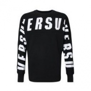 VERSUS VERSACE 男士时尚logo印花卫衣