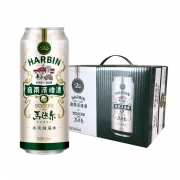 哈尔滨啤酒 联名马迭尔 冰淇淋风味啤酒 500ml*12听 整箱