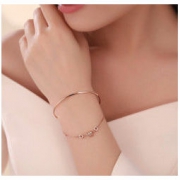 CHJ JEWELLERY 潮宏基 SDK30001710 18K金小蛮腰-双层链镯