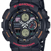 某猫¥890！CASIO 卡西欧 GA-140-1A1ER 男士多功能数字石英手表 到手524.86元