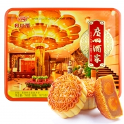 广州酒家 利口福 双黄白莲蓉月饼礼盒 750g *2件 306元包邮（下单立减）