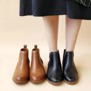 38码！Clarks talor shine 女士真皮切尔西靴  含税到手约367元