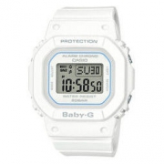 CASIO 卡西欧 BABY-G系列 BGD-560-7A 女士运动石英表 白色