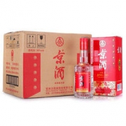 京酒 淡雅·柔 38度 浓香型白酒 500ml*6瓶 整箱装(五粮液股份有限公司出品)