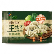 再降价、有券的上：bibigo 必品阁 鲜菜猪肉王饺子 840g *6件