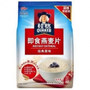桂格早餐谷物,无添加蔗糖,膳食纤维,即食燕麦片超值装1478克 *10件
