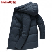 反季特卖 鸭鸭 男士中长款羽绒服 90%含绒量