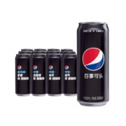 限地区：百事可乐 Pepsi 黑罐无糖可乐 汽水 碳酸饮料整箱 330ml*12听*5件